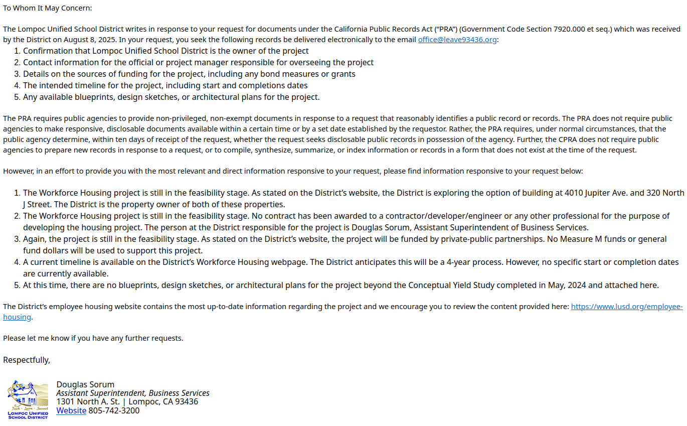 CPRA Response